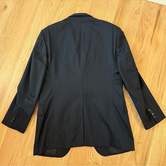 Brooks Brothers USA made Madison 100% Wool Blazer Sport Coat Navy Size 42R / 36W - Picture 11 of 12